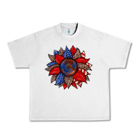 Lunar Rock American flag leopard sunflower Urban Heavy Tee - Zillion Design Studio