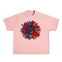 Salmon American flag leopard sunflower Urban Heavy Tee - Zillion Design Studio