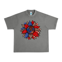Tornado American flag leopard sunflower Urban Heavy Tee - Zillion Design Studio