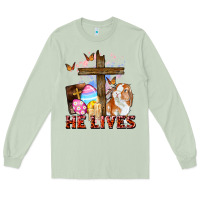 Matcha He lives Easter Day Long Sleeve Tee - CowGirlArtShop