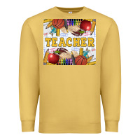 Antique Gold Teacher Equipment Premium Sweatshirt - LillyAllenDesigns