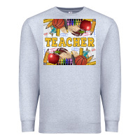 Heather Grey Teacher Equipment Premium Sweatshirt - LillyAllenDesigns