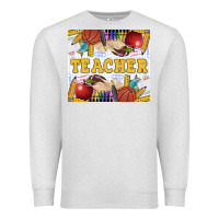 Oatmeal Heather Teacher Equipment Premium Sweatshirt - LillyAllenDesigns