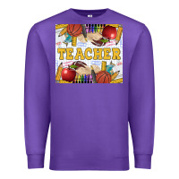 Purple Teacher Equipment Premium Sweatshirt - LillyAllenDesigns