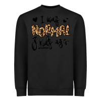 Black i was normal three kids ago momlife Heavyweight Sweatshirt - MaliasSmallBusiness