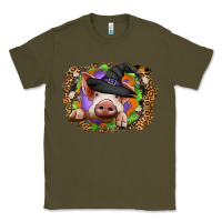 Army Green halloween pig Classic Tee - CowhideDigitalArt