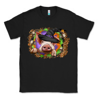 Black halloween pig Classic Tee - CowhideDigitalArt