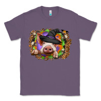 Lavender halloween pig Classic Tee - CowhideDigitalArt