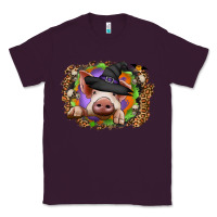 Plum halloween pig Classic Tee - CowhideDigitalArt