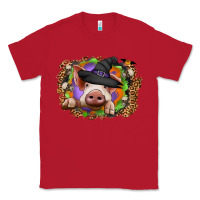 Red halloween pig Classic Tee - CowhideDigitalArt