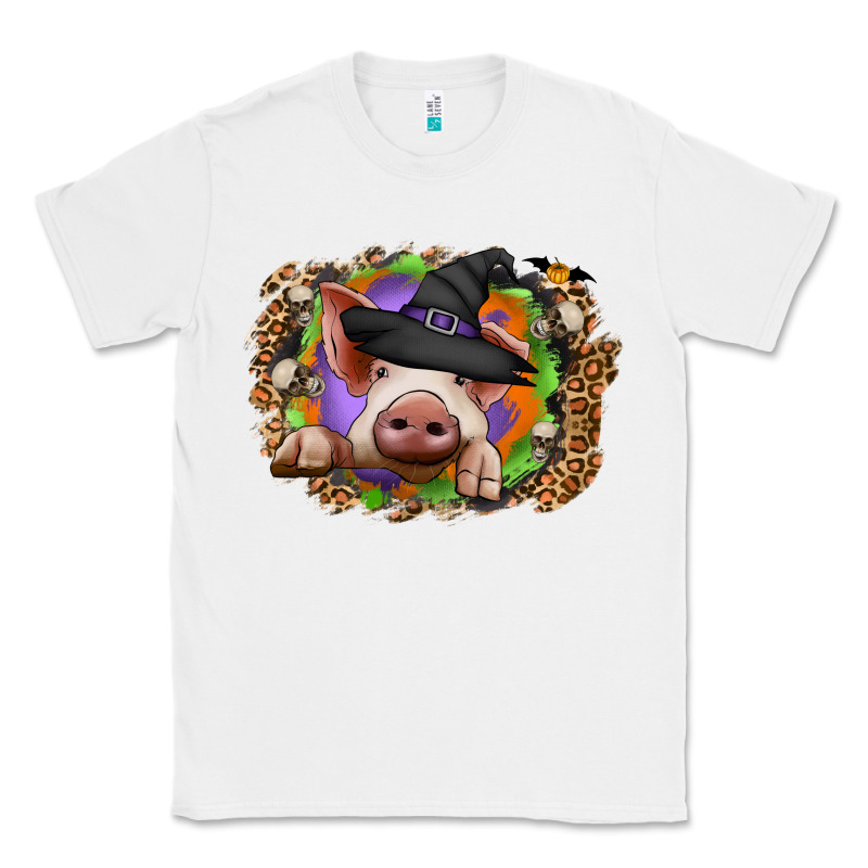 Halloween Pig Classic Tee by CowhideDigitalArt | Teevron