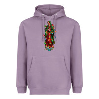 Lavender our lady of Guadalupe Christmas Heavyweight Hoodie - Jasminsmagicworld