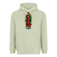 Matcha our lady of Guadalupe Christmas Heavyweight Hoodie - Jasminsmagicworld