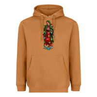 Meerkat our lady of Guadalupe Christmas Heavyweight Hoodie - Jasminsmagicworld