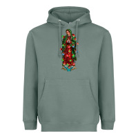 Sage our lady of Guadalupe Christmas Heavyweight Hoodie - Jasminsmagicworld