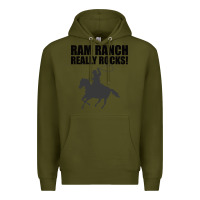 Army Green Ram Ranch Really Rocks! Premium Hoodie - Bettercallsaul