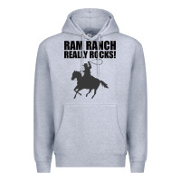 Heather Grey Ram Ranch Really Rocks! Premium Hoodie - Bettercallsaul