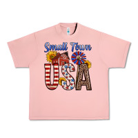 Salmon small town usa Urban Heavy Tee - Zillion Design Studio