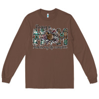 Chestnut being a mom makas my life complete Long Sleeve Tee - SublimationCraftShop