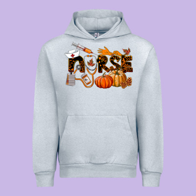 Fall Nurse Urban Hoodie Designed By Lillyallendesigns