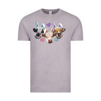Vintage Zinc Easter Cows With Bunny Ears Vintage Tee - RanaPortraitStore