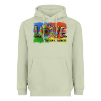 Matcha sunflower love autism awareness Heavyweight Hoodie - BarkalooDesign