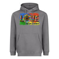 Storm sunflower love autism awareness Heavyweight Hoodie - BarkalooDesign