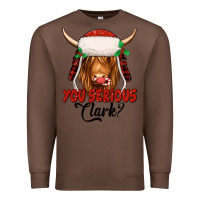 Chestnut you serious clark highland cow Premium Sweatshirt - Jasminsmagicworld