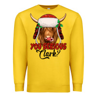 Lemon you serious clark highland cow Premium Sweatshirt - Jasminsmagicworld