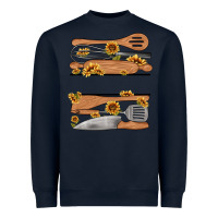 Navy custom name kitchen tools Heavyweight Sweatshirt - MaliasSmallBusiness