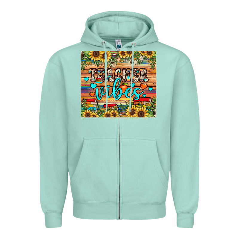 Teacher Vibes Zipper Hoodie by JahusDesignShop | Teevron