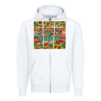 White teacher vibes Zipper Hoodie - JahusDesignShop