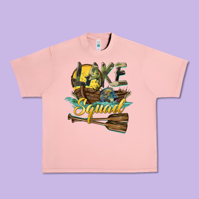 Lake Squad Urban Heavy Tee Designed By Barkaloodesign
