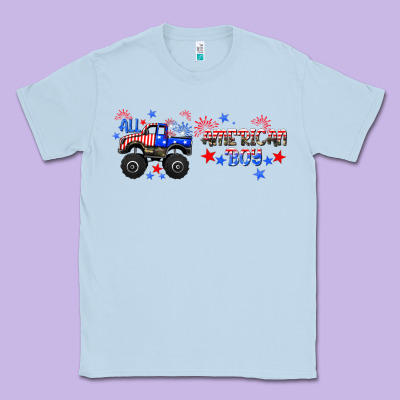 All American Boy Libbey Glass Classic Tee Designed By Hra Design Shop