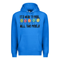 True Royal ıt's okay to feel all the feels Premium Hoodie - MaliasSmallBusiness
