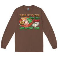 Chestnut torn between lookin like a snack and eatin one Long Sleeve Tee - FaDigitalArtStudio