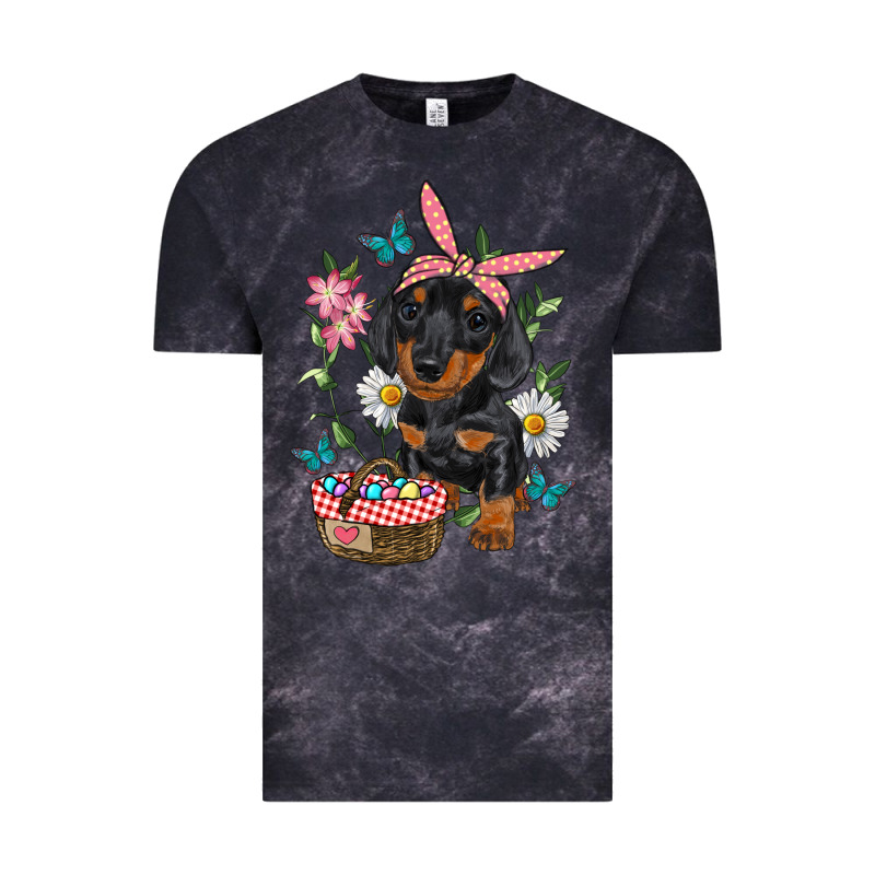 Easter Dachshund Vintage Tee by RanaPortraitStore | Teevron