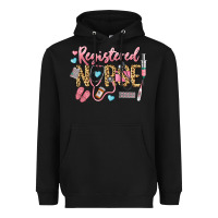 Black Registered Nurse Heavyweight Hoodie - LillyAllenDesigns