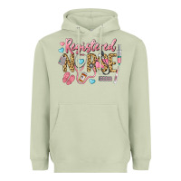 Matcha Registered Nurse Heavyweight Hoodie - LillyAllenDesigns
