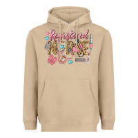 Mushroom Registered Nurse Heavyweight Hoodie - LillyAllenDesigns