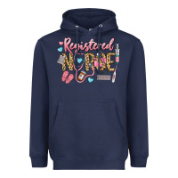 Navy Registered Nurse Heavyweight Hoodie - LillyAllenDesigns