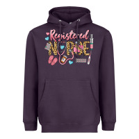 Plum Registered Nurse Heavyweight Hoodie - LillyAllenDesigns