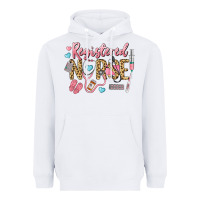 White Registered Nurse Heavyweight Hoodie - LillyAllenDesigns