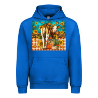 Cobalt Western Fall Heifer Urban Hoodie - LillyAllenDesigns
