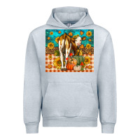 Heather Grey Western Fall Heifer Urban Hoodie - LillyAllenDesigns