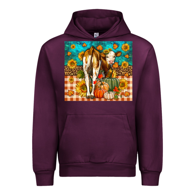 Western Fall Heifer Urban Hoodie by LillyAllenDesigns | Teevron