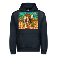 Navy Western Fall Heifer Urban Hoodie - LillyAllenDesigns