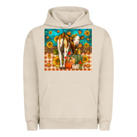 Pigment French Oak Western Fall Heifer Urban Hoodie - LillyAllenDesigns
