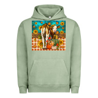 Pigment Oil Green Western Fall Heifer Urban Hoodie - LillyAllenDesigns