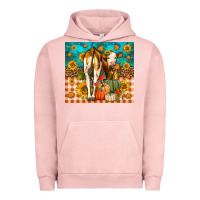 Pigment Salmon Western Fall Heifer Urban Hoodie - LillyAllenDesigns